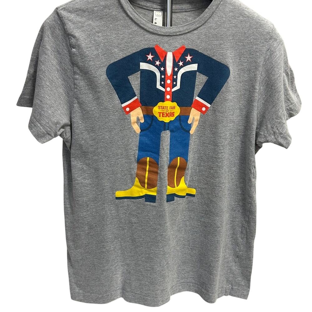 State Fair of Texas Youth Large tshirt Big Tex classic western outfit